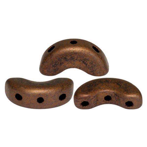 Arcos® par Puca®gyöngy - matt bronz - 5x10 mm