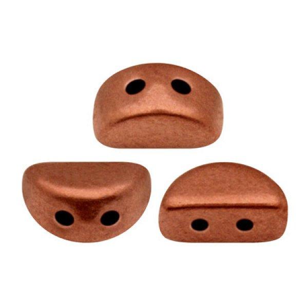 Kos® par Puca®gyöngy - matte rust -3x6mm