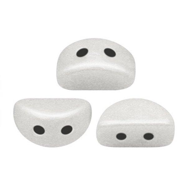 Kos® par Puca®gyöngy - White Luster -3x6mm