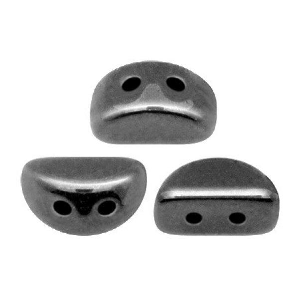 Kos® par Puca®gyöngy - hematit -3x6mm