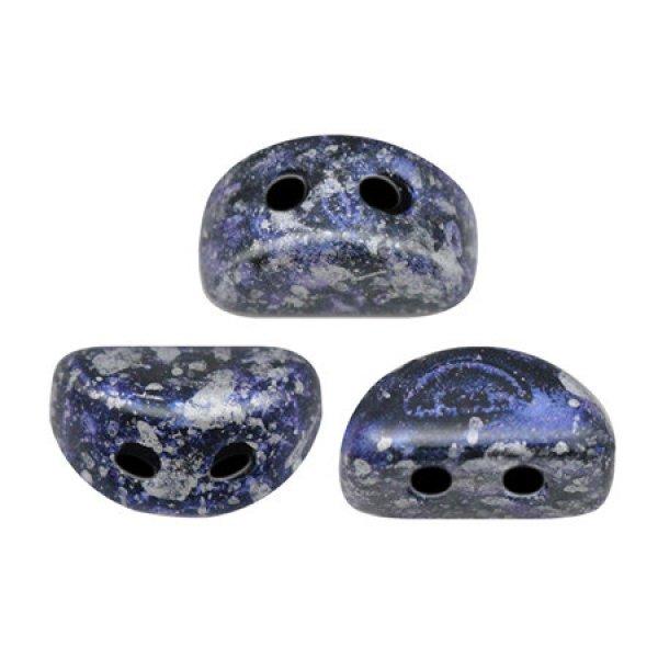 Kos® par Puca®gyöngy - tweedy blue -3x6mm