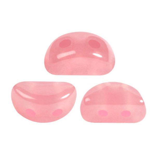 Kos® par Puca®gyöngy - Light Rose Opal Luster - 3x6mm