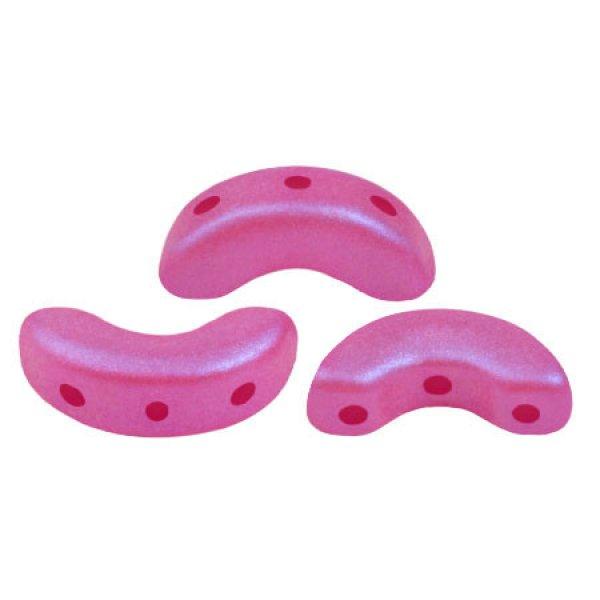 Arcos® par Puca®gyöngy gyöngy - Chatoyant Hot Pink - 5x10 mm