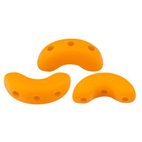 Arcos® par Puca®gyöngy - Frost Tangerine Matt - 5x10 mm