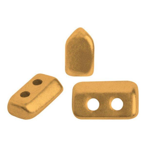 Piros® par Puca®gyöngy - Bronze Gold Mat - 2x5 mm