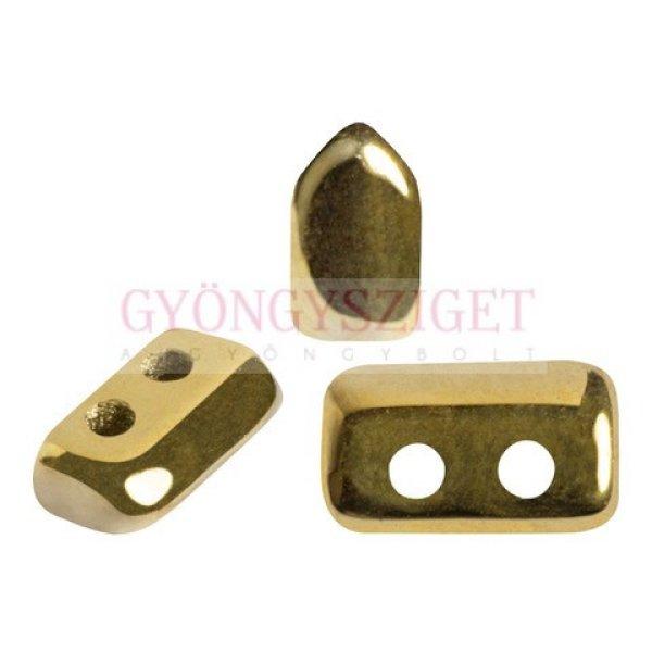 Piros® par Puca®gyöngy - Crystal Full Dorado - 2x5 mm