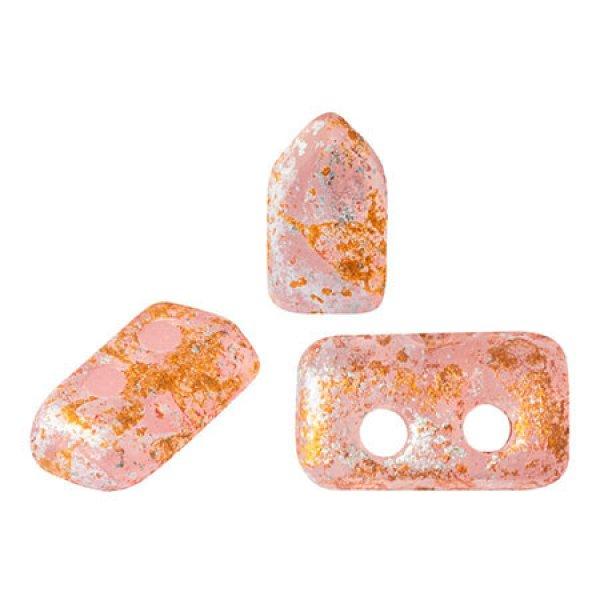 Piros® par Puca®gyöngy - Light Rose Opal Tweedy - 2x5 mm