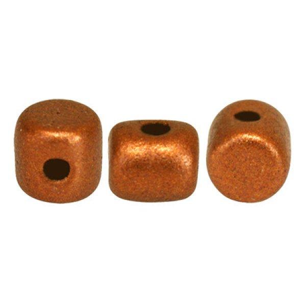 Minos® par Puca®gyöngy - matte copper - 2.5x3 mm