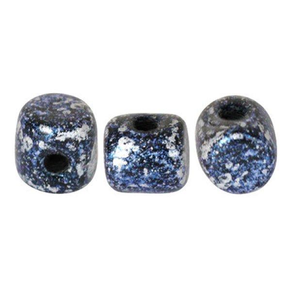Minos® par Puca®gyöngy - tweedy blue - 2.5x3 mm