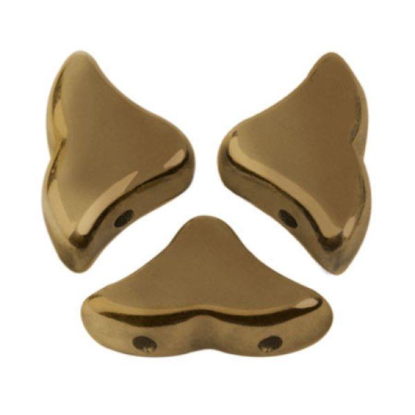 Hélios® par Puca®gyöngy - Golden Bronz - 6x10 mm