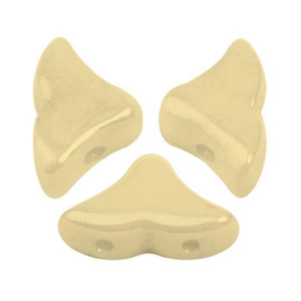 Hélios® par Puca®gyöngy - Ivory Ceramic Look - 6x10 mm