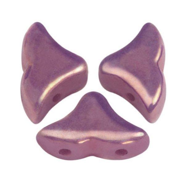 Hélios® par Puca®gyöngy - Opaque Mix Amethyst Gold Ceramic Look - 6x10 mm