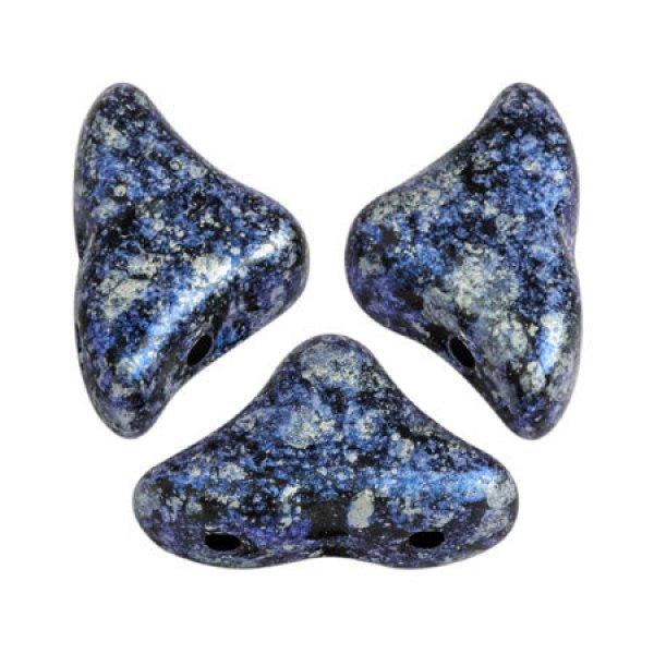 Hélios® par Puca®gyöngy - Tweedy Blue - 6x10 mm