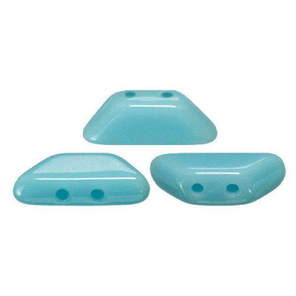 Tinos® par Puca®gyöngy - turquoise blue - 4x10 mm