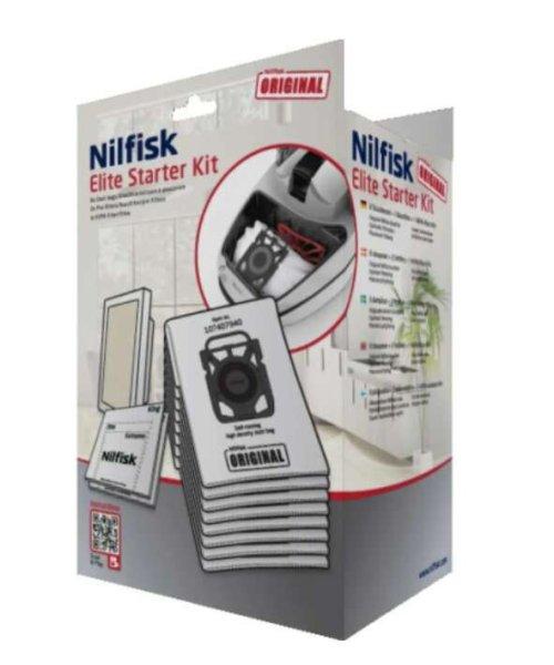 Nilfisk Starter Kit Elite Ultra HEPA14 szűrő és Porzsák (8 db / csomag)