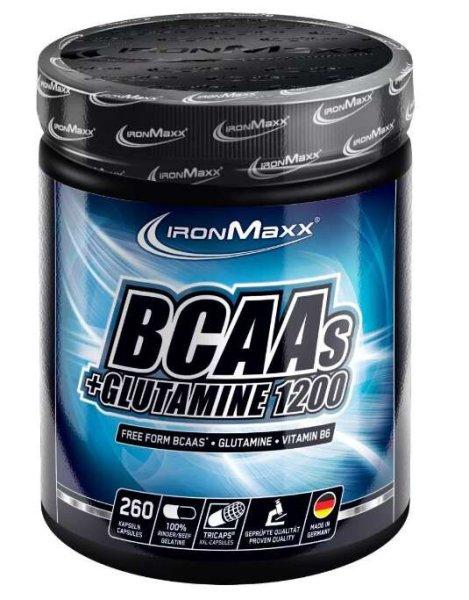 BCAA + Glutamin 1200 260 kapszula - IronMaxx®