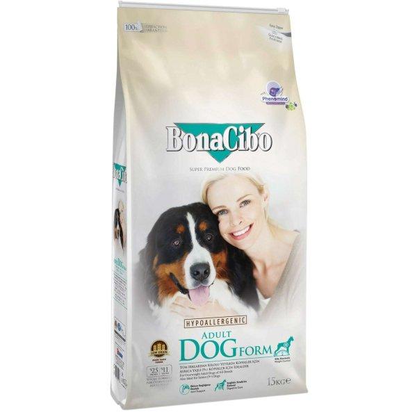 BonaCibo Form Dog Hypoallergén 15 kg Senior & Light Chiken & Rice szardellával
25/15 %