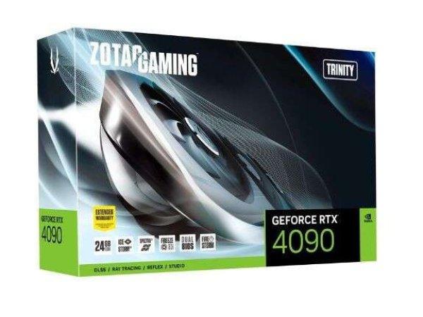 Zotac ZT-D40900D-10P GAMING GeForce RTX 4090 Trinity NVIDIA 24 GB GDDR6X
videókártya