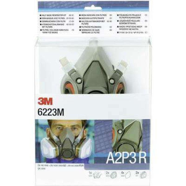 3M Gáz- és gőz ellen védő maszk készlet DE272917373
Szűrőosztály/Védelmi fok: ASP3 1 db