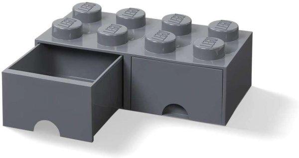LEGO 40061754 Fiókos tárolódoboz (4x2) - Szürke