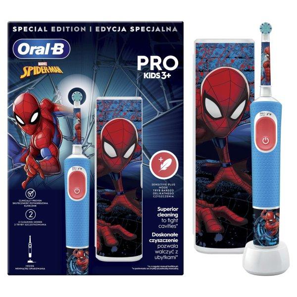 Oral-B Pro Kids Elektromos fogkefe tokkal, Pókember