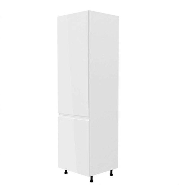 Hűtő beépítő szekrény, fehér/fehér extra magasfényű, balos, AURORA
D60ZL