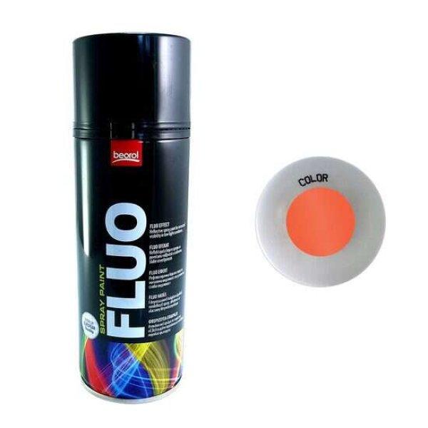 Fluoszerszkáló akril festék spray – Narancssarga 400ml