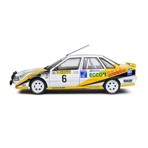 Renault R21Turbo GR.A  Rally Charlemagne #6 M.Rats /M.Menard
fehér/sárga/fekete 1991 modell autó 1:18