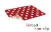 Vetbed Non-Slip kutyafekhely 100 x 150 cm red with white po