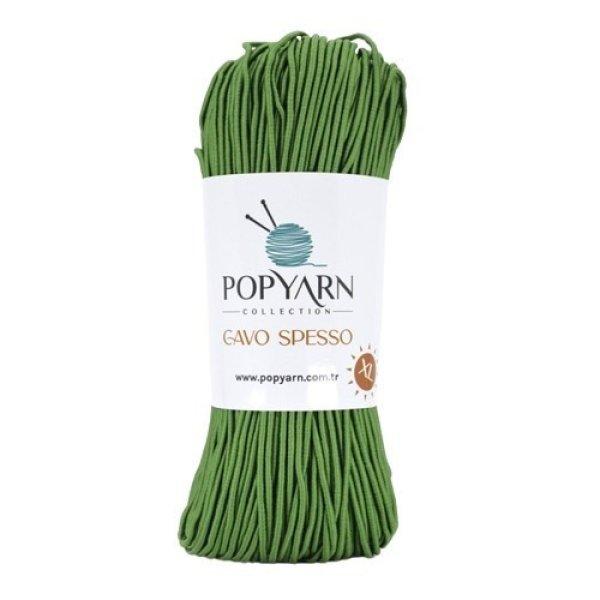 Popyarn Cavo Spesso makramé fonal 200 g 110 m zöld B09