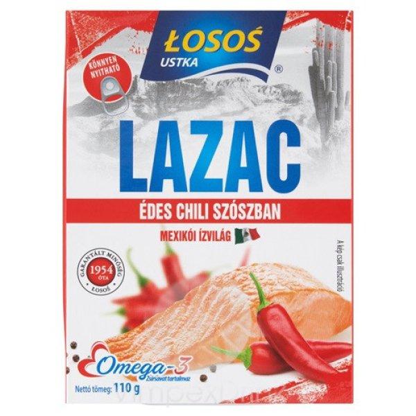 Losos lazac édes-chili szószban 110g