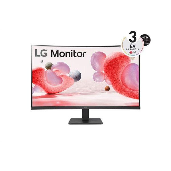 LG Ívelt VA monitor 31.5" 32MR50C-B, 1920x1080, 16:9, 250cd/m2, 5ms,
2xHDMI/VGA