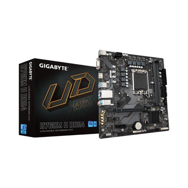 GIGABYTE Alaplap S1700 B760M H DDR4 INTEL B760, mATX