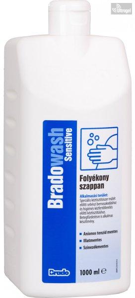 BradoWash Sensitive fertőtlenítő folyékony szappan és betegfürdetőszer -
1000 ml 