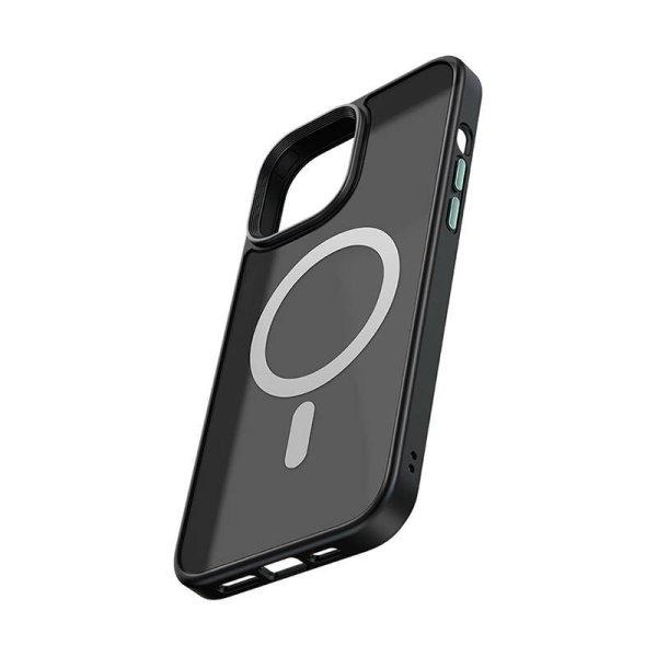 Mágneses tok McDodo iPhone 14 plus készülékhez (fekete)