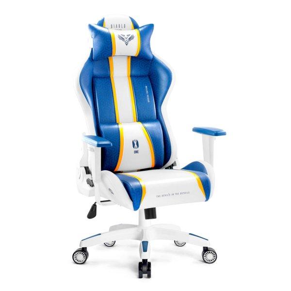 DIABLO X-ONE 2.0 gamer szék, King size, Aqua Blue / Kék