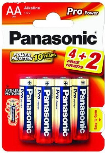 Panasonic Pro Power AA ceruza 1.5V szupertartós alkáli elemcsomag
LR6PPG-6BP4-2