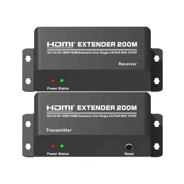 Techson - HDMI extender aktív 200m+IR