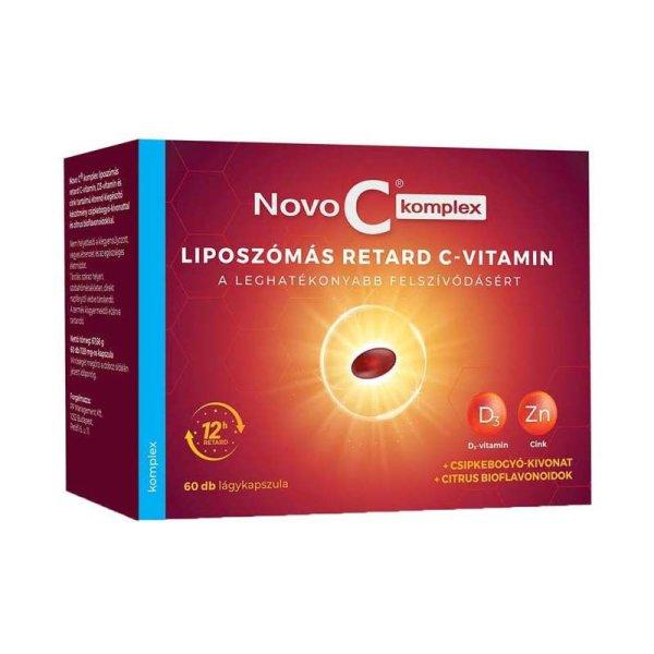 Novo C Komplex liposzómás C-vitamin + D3-vitamin + Cink lágykapszula