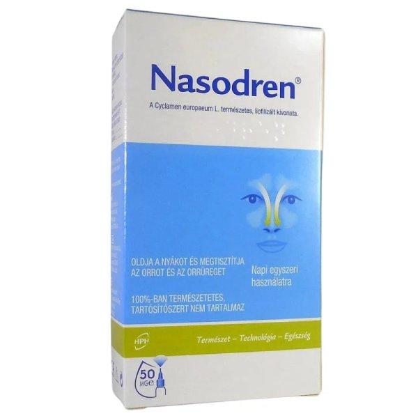 Nasodren orrspray + oldószer 50 mg + 5 ml