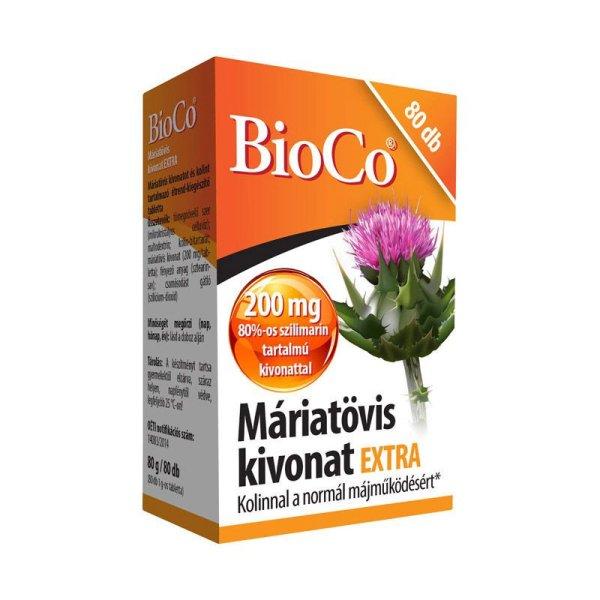 BioCo Máriatövis kivonat extra étrend-kiegészítő tabletta