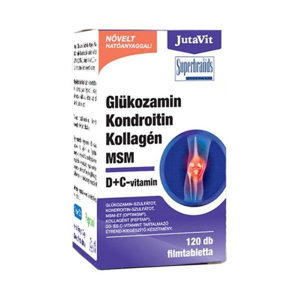 Glükozamin Kondroitin Kollagén MSM D + C-vitamin filmtabletta 120x