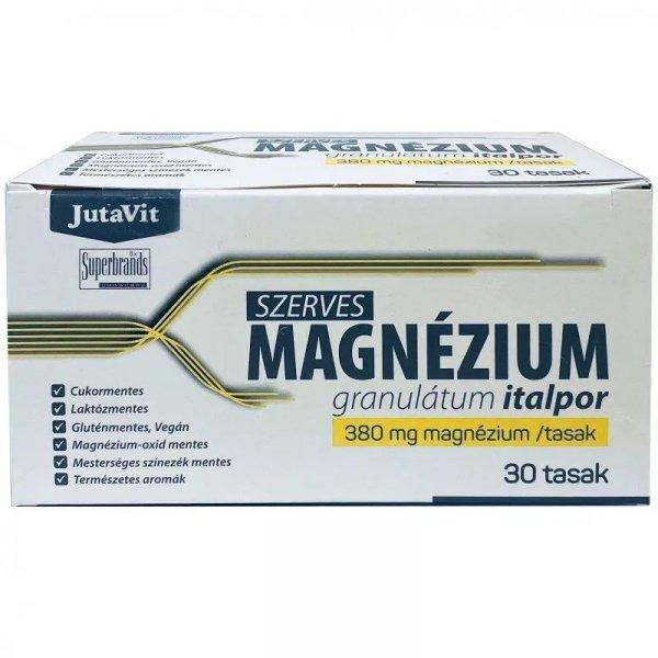 JutaVit szerves magnézium granulátum italpor citrom ízben 380mg/tasak