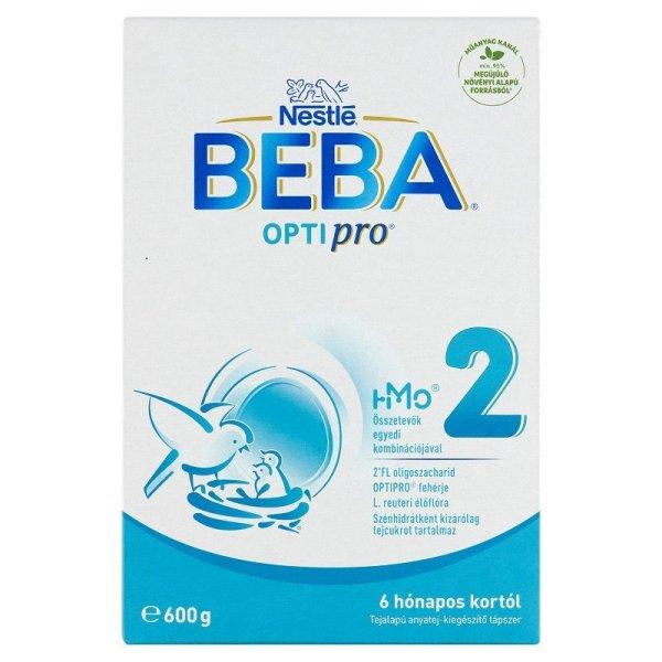 Beba Optipro 2 tejalapú anyatej-kiegészítő tápszer 6 hónapos kortól 600
gr