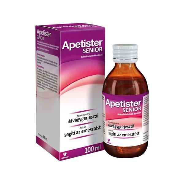 Apetister Senior étrend-kiegészítő oldat málna-feketeribizli ízben 100ml
