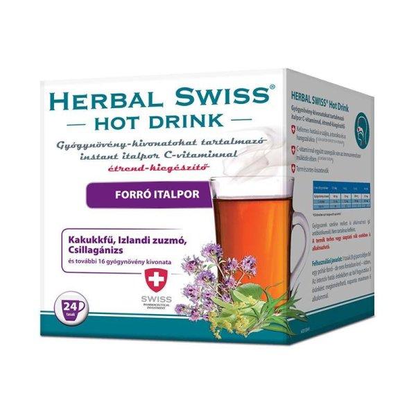 Herbal Swiss Hot Drink gyógynövény-kivonatokat tartalmazó instant italpor
24x