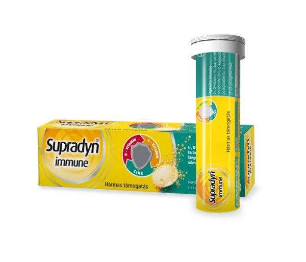 Supradyn Immune pezsgőtabletta narancs ízű 15x