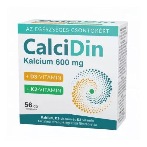 Calcidin Kalcium D3-Vitamin és K2-Vitamin tartalmú ÉK. tabletta 56 db