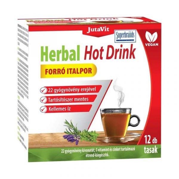 JutaVit Herbal Hot Drink forró italpor felnőtteknek 12X