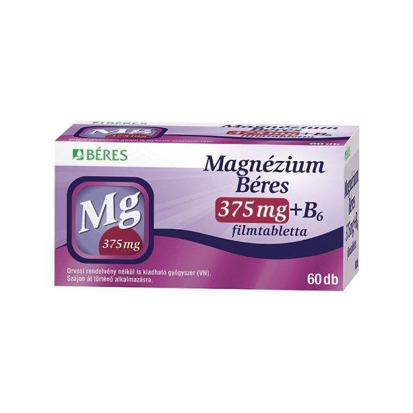 Béres Magnézium 375 mg + B6 filmtabletta 60x
